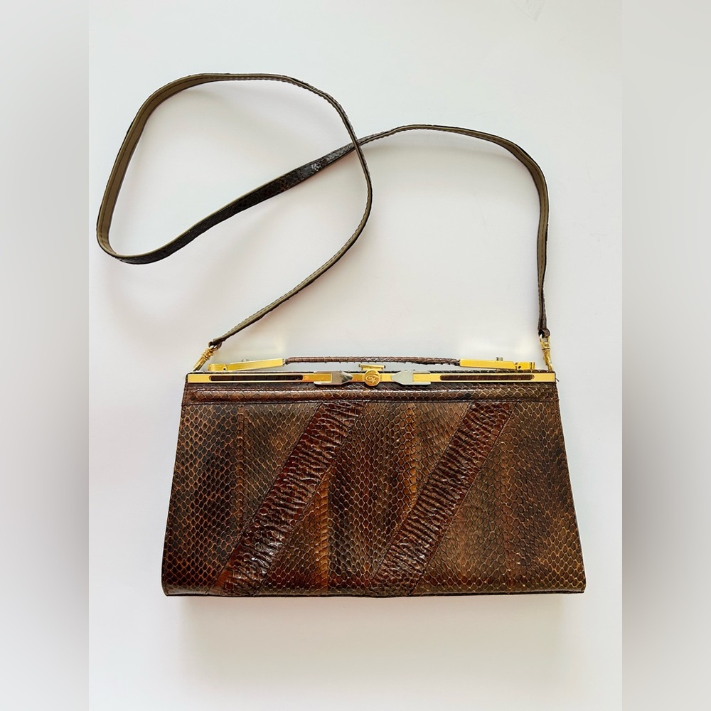 VINTAGE Snake Skin Purse